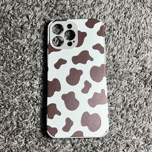 Cow print iPhone 13 Pro Max phone case
